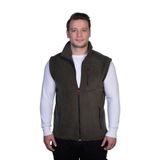 Genius Store Erkek Outdoor Spor Yelek 3 Cepli Polar Yelek (HAKİ, S)