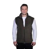 Genius Store Erkek Outdoor Spor Yelek 3 Cepli Polar Yelek (HAKİ, XL)
