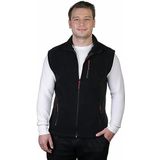 Genius Store Erkek Outdoor Spor Yelek 3 Cepli Polar Yelek (SİYAH, S)