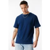 GENIUS STORE Erkek Oversize Fit %100 Organik Pamuk Bisiklet Yaka Tişört OVERSIZE-ERKEK-T-SHIRT