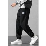 Genıus Store Erkek Polar Kumaş Oversize Erkek Eşofman Altı - 2XL - Siyah