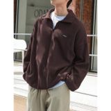 Genius Store Erkek Polar Oversize Sweatshirt Polar Sweatshirt - S - Kahverengi