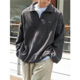 Genius Store Erkek Polar Oversize Sweatshirt Polar Sweatshirt - XL - Füme