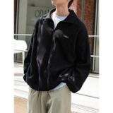 Genius Store Erkek Polar Oversize Sweatshirt Polar Sweatshirt - XL - Siyah