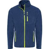 Genıus Store Erkek Polar Tam Fermuarlı 3 Cepli Outdoor Polar Ceket Tactical Flecee (İNDİGO / XL)