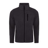 Genıus Store Erkek Polar Tam Fermuarlı 3 Cepli Outdoor Polar Ceket Tactical Flecee (KOYU FÜME/M)