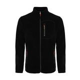 Genıus Store Erkek Polar Tam Fermuarlı 3 Cepli Outdoor Polar Ceket Tactical Flecee (SİYAH / S)