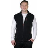 Genius Store Erkek Polar Yelek Spor Outdoor Yelek Renkli Tam Femuarlı - Siyah