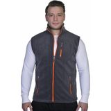 Genius Store Erkek Polar Yelek Tam Femuarlı Outdoor Spor Yelek 3 Cepli 8 Renk Füme M
