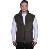 Genius Store Erkek Polar Yelek Tam Femuarlı Outdoor Spor Yelek 3 Cepli 8 Renk Haki S