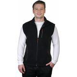 Genius Store Erkek Polar Yelek Tam Femuarlı Outdoor Spor Yelek 3 Cepli 8 Renk Siyah M