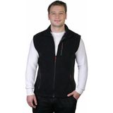 Genius Store Erkek Polar Yelek Tam Femuarlı Outdoor Spor Yelek 3 Cepli 8 Renk Siyah S
