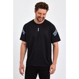 Genıus Store Erkek Spor Tişört Baskılı Fitness, Antrenman Fit - Siyah