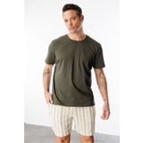 GENIUS STORE Erkek T-shirt %100 Pamuk Regular Fit Standart Kesim Bisiklet Yaka Basic Tişört BASIC-T-SHIRT1