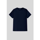 GENIUS STORE Erkek Tişört Standart Kalıp Basic Bisiklet Yaka T-shırt BASIC-MANKENSİZ1