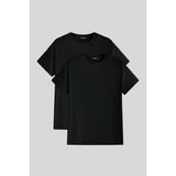 Genius Store Erkek Tişört Standart Kalıp Basic Bisiklet Yaka T-Shırt Basıc-Mankensiz2 - Siyah - Bulunmuyor