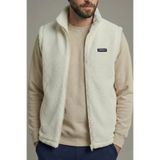 GENIUS STORE Erkek Yelek İçi Şardonlu Sherpa Peluş Yelek Tam Fermuarlı Cepli Kuzu Outdoor Yelek