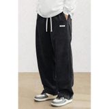 GENIUS STORE GENIUS Erkek Pantolon Fitilli Kadife Bol Paça Oversize Pantolon