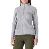 Genius Store Genıus Kadın Tam Fermuarlı Kalın Outdoor Polar Ceket Renkli-Tam Gri 2Xl