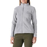 Genius Store Genıus Kadın Tam Fermuarlı Kalın Outdoor Polar Ceket Renkli-Tam Gri Xl