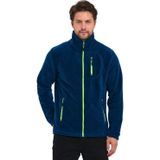 Genius Store Genıus Store Erkek Polar Tam Fermuarlı 3 Cepli Outdoor Polar Ceket Tactical Flecee Polar-Gns İndigo S