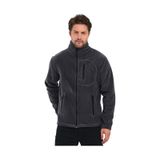 Genius Store Genıus Store Erkek Polar Tam Fermuarlı 3 Cepli Outdoor Polar Ceket Tactical Flecee Polar-gns Koyu Füme