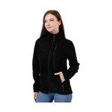 Genius Store Genıus Store Store Kadın Polar Tam Fermuarlı Outdoor 3 Cepli Spor Polar Ceket Siyah