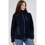 Genıus Store Kadın Polar Tam Fermuarlı Outdoor 3 Cepli Polar Ceket - 2XL - Lacivert