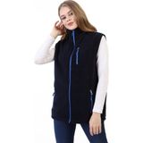Genius Store Kadın Spor Polar Yelek Outdoor Yelek - Lacivert