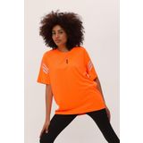 Genıus Store Kadın Spor Tişört Baskılı Fitness, Antrenman Fit - M - Turuncu