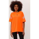 Genıus Store Kadın Spor Tişört Baskılı Fitness, Antrenman Fit - S - Turuncu