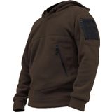 Genius Store Kompat Tactical Haki Kapüşonlu Outdoor Erkek Polar