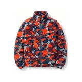 Genius Store Oversize Peluş Erkek İçi Polarlı Tam Fermuarlı Sherpa Sonbahar Kış Kadın Polar Sweatshirt Oversıze-pelus Kırmızı
