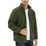 Genius Store Oversize Peluş Sweatshirt Erkek Polar Sweatshirt Erkek Sweatshirt Oversıze-Peluss - Haki - XL