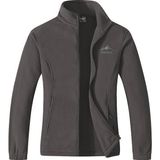 Genius Store Polar Renkli Tam Fermuarlı Outdoor Polar Ceket Tactical Polar Kadın-Erkek Polar Renkli-Tam - Füme - 2XL