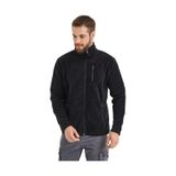 Genius Store Tam Fermuarlı 3 Cepli Outdoor Erkek Polar Ceket Tactical Flecee Siyah