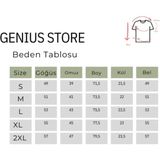 Genius Store Unisex Baskılı Tişört Outdoor Normal Kalıp Tshirt (Çiçek Kadın B.) - XL - 001-Beyaz
