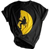 Genıus Store Unisex Baskılı Tişört Outdoor Normal Kalıp Tshirt (CLİMBİNG YELLOW/M)