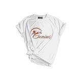 Genıus Store Unisex Baskılı Tişört Outdoor Normal Kalıp Tshirt (GENİUS BEYAZ, M)