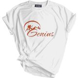 Genıus Store Unisex Baskılı Tişört Outdoor Normal Kalıp Tshirt (GENİUS BEYAZ, XL)