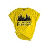 Genıus Store Unisex Baskılı Tişört Outdoor Normal Kalıp Tshirt (LOSE YOUR MİND, XXL)