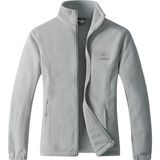 Genius Store Unisex Polar Tam Fermuarlı Outdoor Polar Ceket Tactical Polar Kadın-Erkek Polar Renkli-Tam Gri Xl