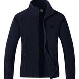 Genius Store Unisex Polar Tam Fermuarlı Outdoor Polar Ceket Tactical Polar Kadın-Erkek Polar Renkli-Tam Lacivert Xl