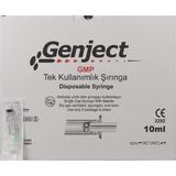 Genject 10 cc Enjektör 3p 21G Yeşil Uçlu Şırıınga 50 Adet