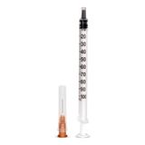 Genject İğneli İnsülin Enjektörü 3 P 26 G 0.45 x 13 MM Turuncu 1 ML 100 Adet