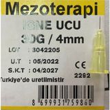 Genject Mezoterapi İğnesi 30 G 4mm Profesyonel Kalite Medikal Ürünler