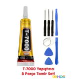 Genos 50ml T7000 Cep Telefon Lcd Ekran Kapak Plastik Yapıştırıcı + 8 Parça Montaj Seti