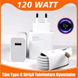 Genos Redmi Note 8 Pro (6gb · 64GB) Uyumlu 120 Watt Turbo Hızlı Şarj Aleti + Kablo SET(SN1201338)