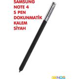 Genos Samsung Galaxy Note 4 Kalem S Pen Stylus Dokunmatik Kalemi Siyah