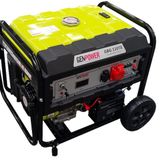 Genpower GBG 110 TE Model 10,5 kVA, Benzinli, İpli/Marşlı, Tekerlekli, Trifaze ( 380 Volt) Portatif Jeneratör